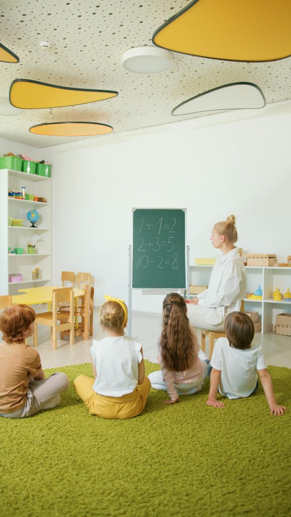 A Teacher Teaching Mathematics